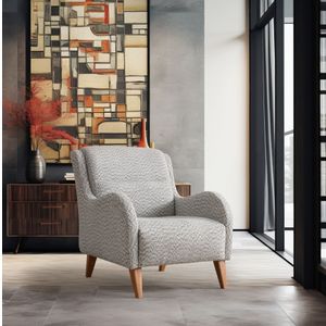 Wing Chair Nice Bergere - Boje: krem plava