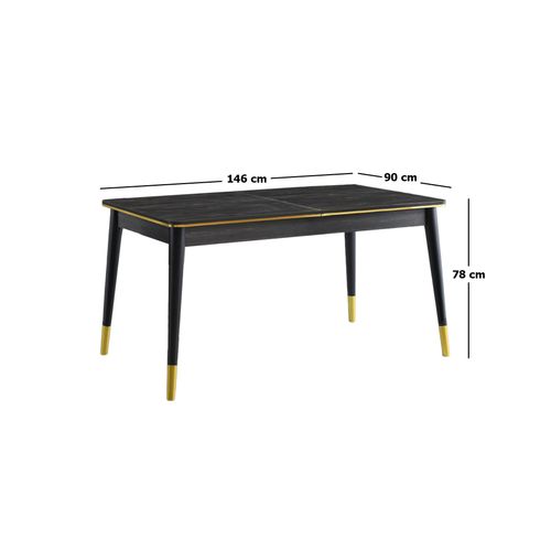 Flora - 1111 Black
Gold Extendable Dining Table slika 6