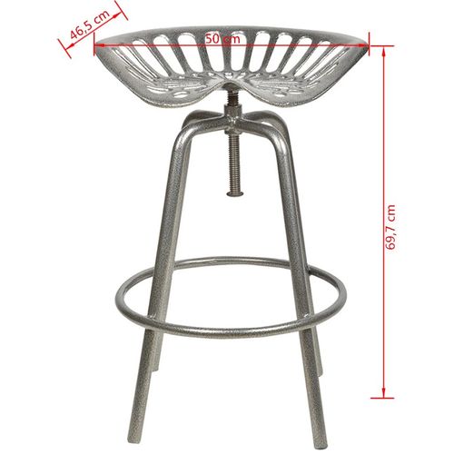 Esschert Design Barska Stolica "Traktor" Siva IH022 slika 5