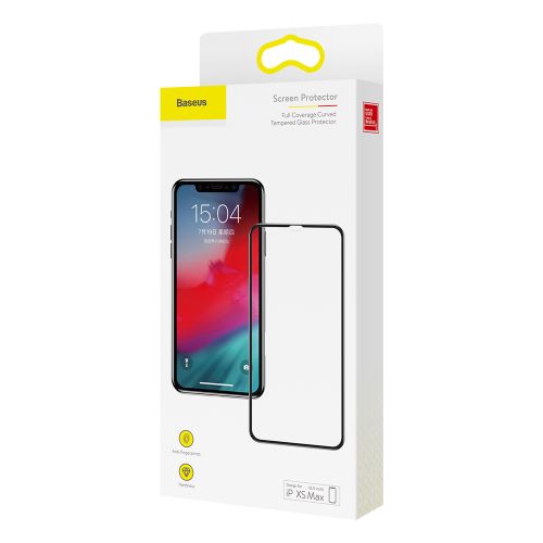 Baseus 3D zaštitnik zaslona od kaljenog stakla za iPhone 11 Pro Max / iPhone XS Max slika 6