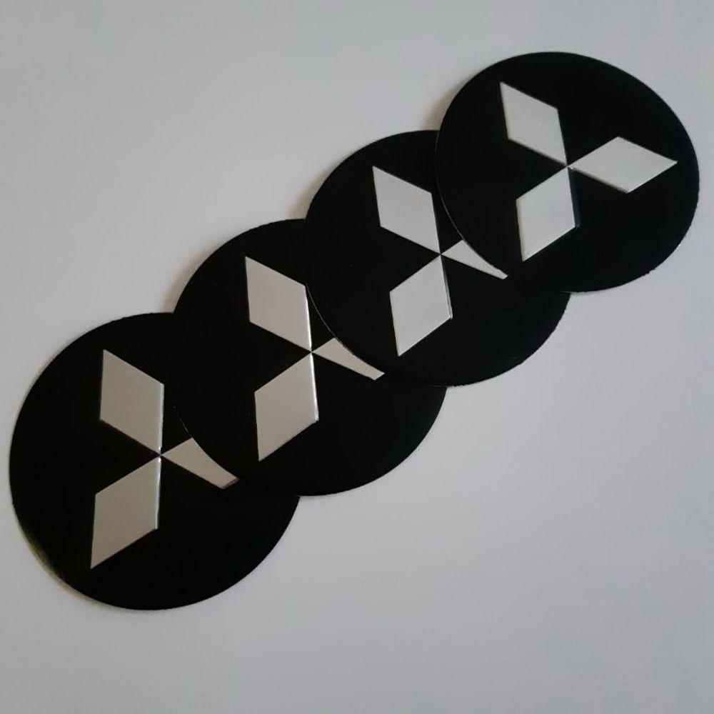 AMBLEMI ZA RATKAPE MITSUBISHI FI76mm (SET 4 KOMADA) slika 1