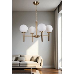 Opviq Luster 798, Bijela, Zlatna