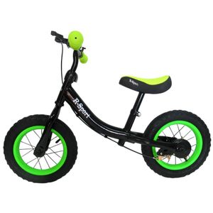 Bicikl bez pedala R3 crno - zeleni