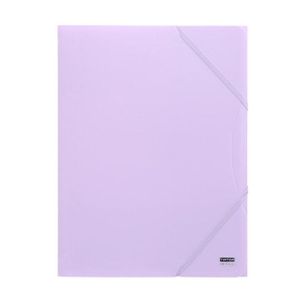 TipTop Office Fascikla 3KL & Gumom A4 PP, Pastel Ljubičasta