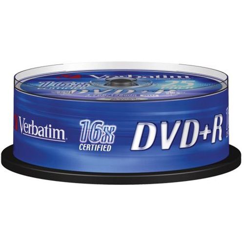DVD+R Verbatim 43500 1/25 spindle 16x slika 2