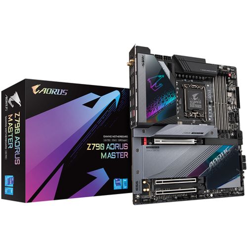 Gigabyte Z790 AORUS MASTER LGA1700, Intel Z790 Chipset, 4x DDR5 XMP 3.0, Support 13th and 12th Gen, Hi-Fi Audio with DTS:X Ultra, Marvell AQtion 10GbE LAN & Intel Wi-Fi 6E 802.11ax with DCT slika 6