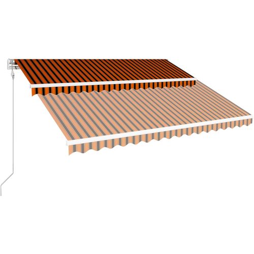 Tenda na automatsko uvlačenje 400 x 300 cm narančasto-smeđa slika 2