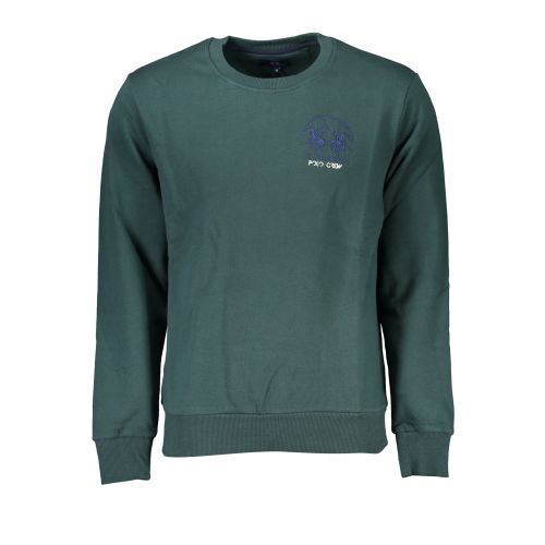 LA MARTINA GREEN MEN'S ZIPLESS SWEATSHIRT slika 1