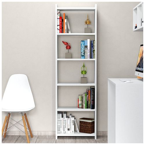 KTB0101 White Bookshelf slika 1