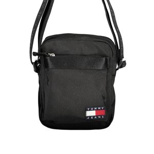 TOMMY HILFIGER MEN'S BLACK SHOULDER BAG