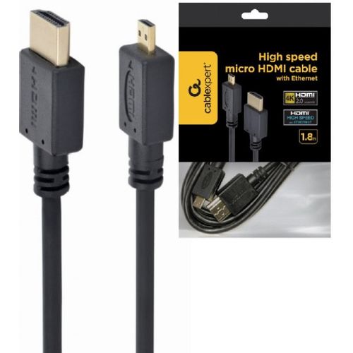 CC-HDMID-6 Gembird HDMI male to micro D-male black kabl 1.8m slika 4