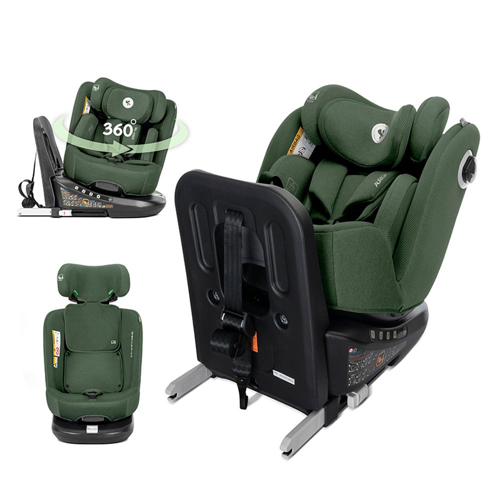 Lorelli Rotirajuća autosjedalica Auriga i-Size 40-150cm Isofix sa Anti Rebound štitnikom, Green slika 4