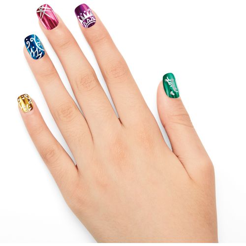 CRAZART set uređivanje noktiju Nail Art Metalic Rainbow 65540 slika 5