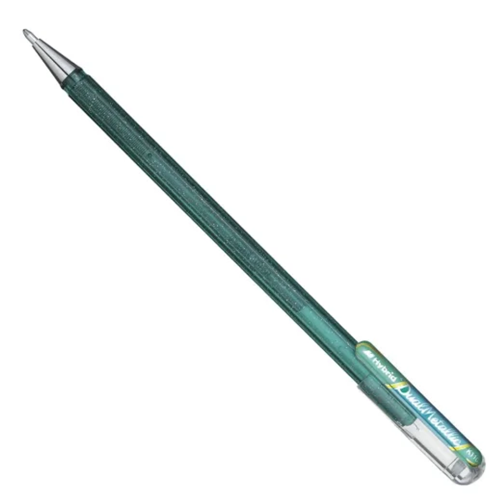 Dual Metallic Gel Hemijska olovka 0.7 zelena slika 2