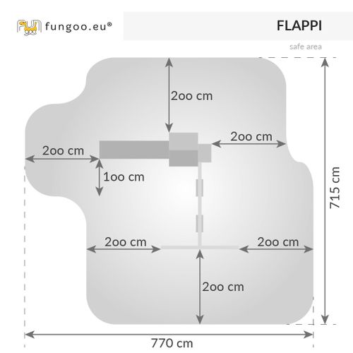 Fungoo set FLAPPI - drveno dječje igralište slika 6