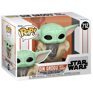 Funko POP figura Star Wars The Mandalorian Din Grogu s Oklopom