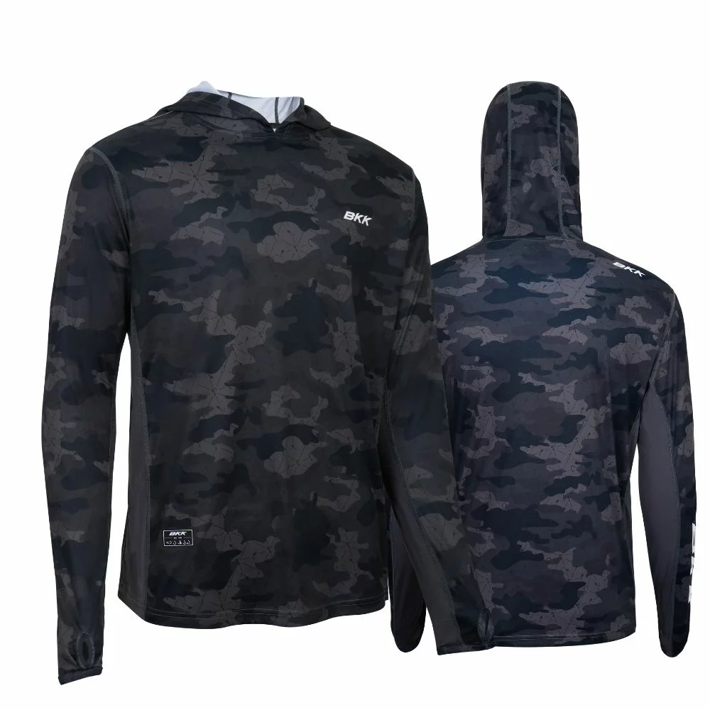 BKK Hooded Long Sleeve Performance Shirt CAMO #XL slika 1