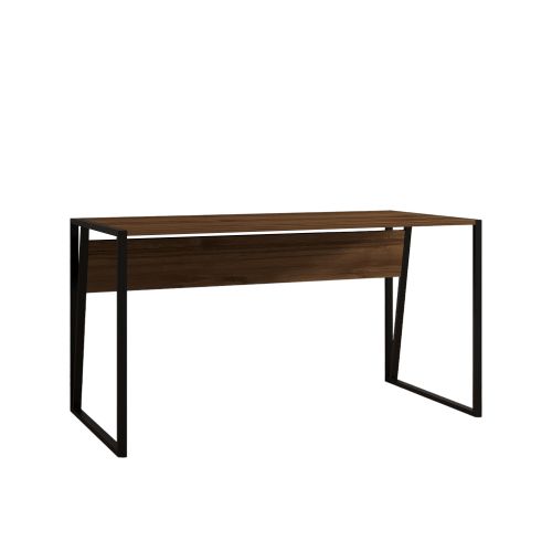 Kemer - Walnut WalnutBlack Study Desk slika 4