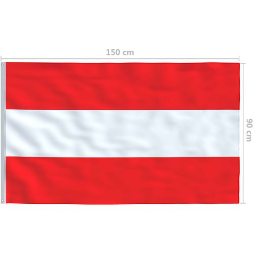 Austrijska zastava 90 x 150 cm slika 16