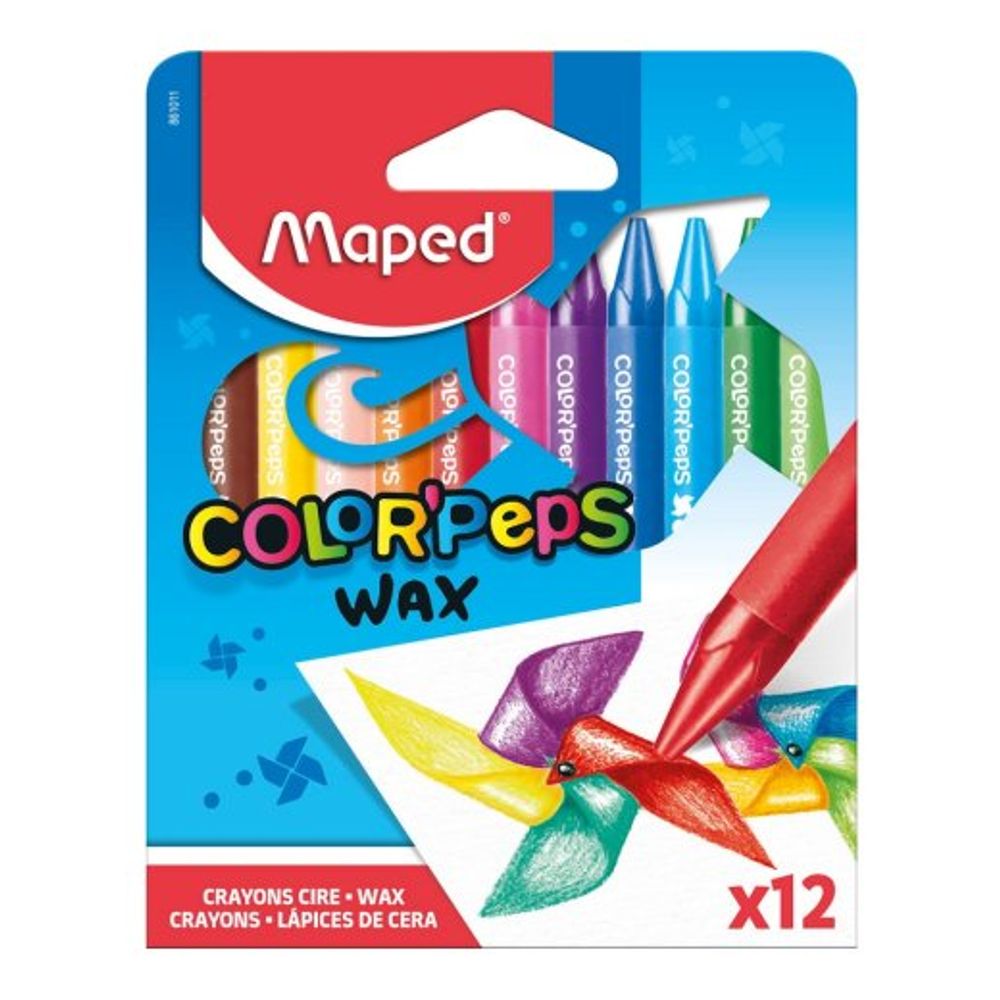 Maped voštane bojice Color'Peps Wax  12/1 slika 1