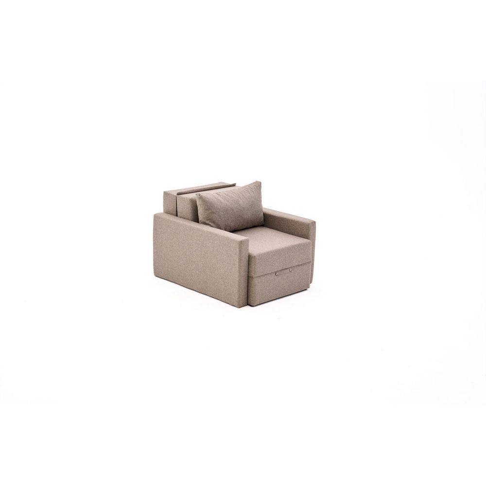 Jednosjed Sofa na Razvlačenje Saros - Braon slika 4