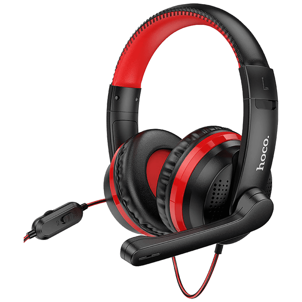 hoco. Slušalice sa mikrofonom, gaming, 3.5 mm / USB, crvena - W103 Magic tour slika 3
