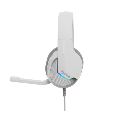 MARVO H8618 WH WIRED HEADSET RGB WHITE slika 5