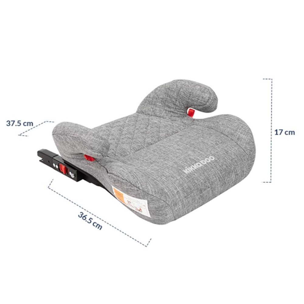 Kikka Boo Autosjedalica Groovy Isofix 15-36kg, Dark Grey slika 3