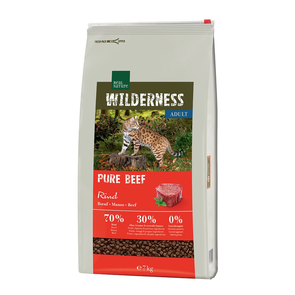 Real Nature Cat Wilderness Pure Beef Adult govedina slika 1