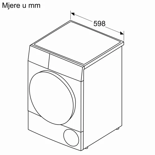 Bosch sušilica rublja WQB246C0BY slika 9