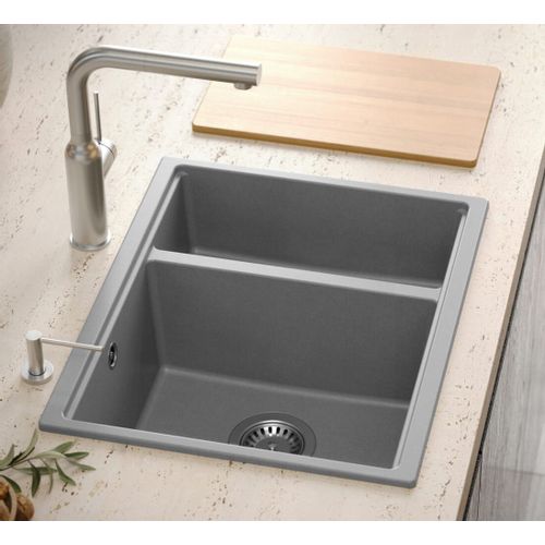 granitni sudoper Logan 150 Grey Metallic slika 7