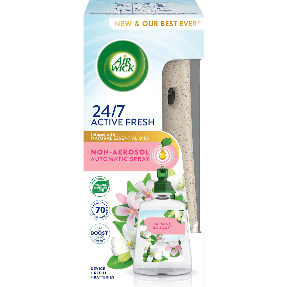 AirWick Active Fresh Automatski osvježivač prostora Jasmine Bouquet 228ml slika 1
