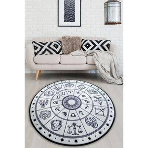 Horoscope Beyaz 100X100 Višebojni Tepih (100 cm)