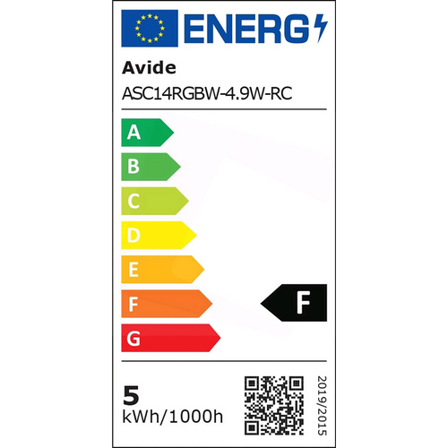 Avide Pametna sijalica, LED 4.9W, E14, RGB+W, 2700K, daljinski - Smart LED Candle 4.9W slika 3