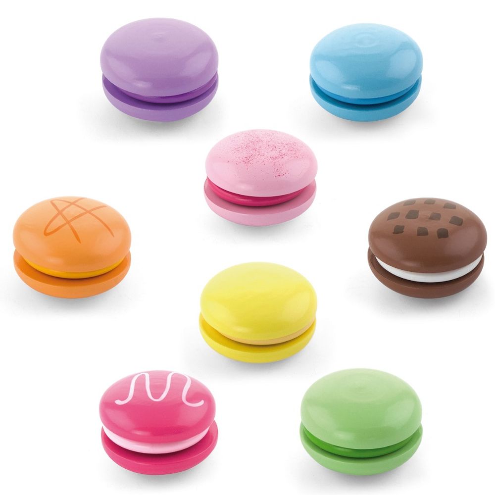 Viga drveni kolačići šareni kolačići macaroons set 8 kom slika 2