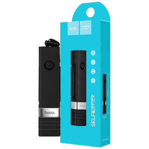 hoco. Selfie stick za smartphone, žični - K3 Beauty Selfie Stick, black