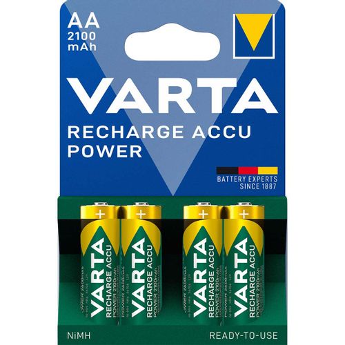 VARTA AA 2100mAh HR6 PAK4 CK, punjive NiMH baterije (rechargeable VARTA Ready to use) slika 1