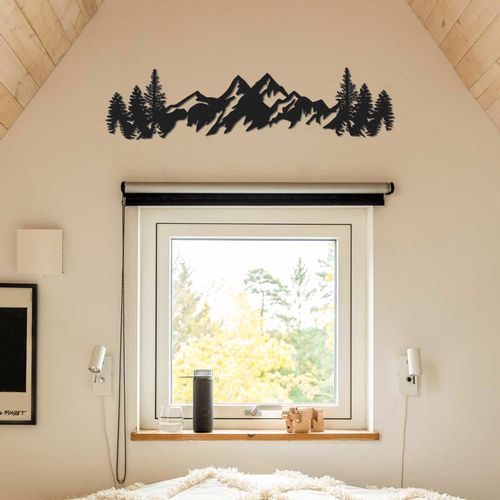 Wallity Metalna zidna dekoracija Mountains Metal Wall Art - APT630 slika 1