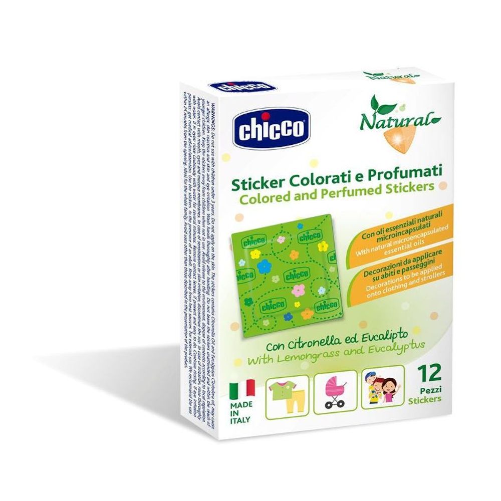Chicco Naljepnice u boji za zaštitu od komaraca, 12kom slika 1