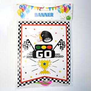 Baner Happy birthday 2.5m RACE CAR