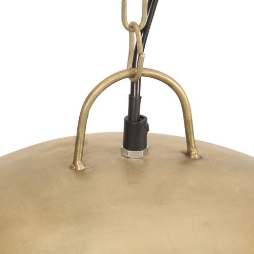 Industrijska viseća svjetiljka 25 W mjedena okrugla 41 cm E27 slika 12