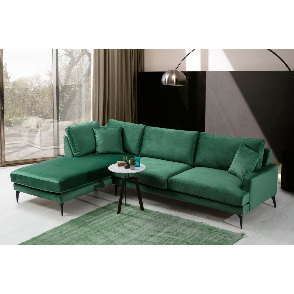 Papira Corner (CHL+3R) Zeleni Kutni Sofe slika 3