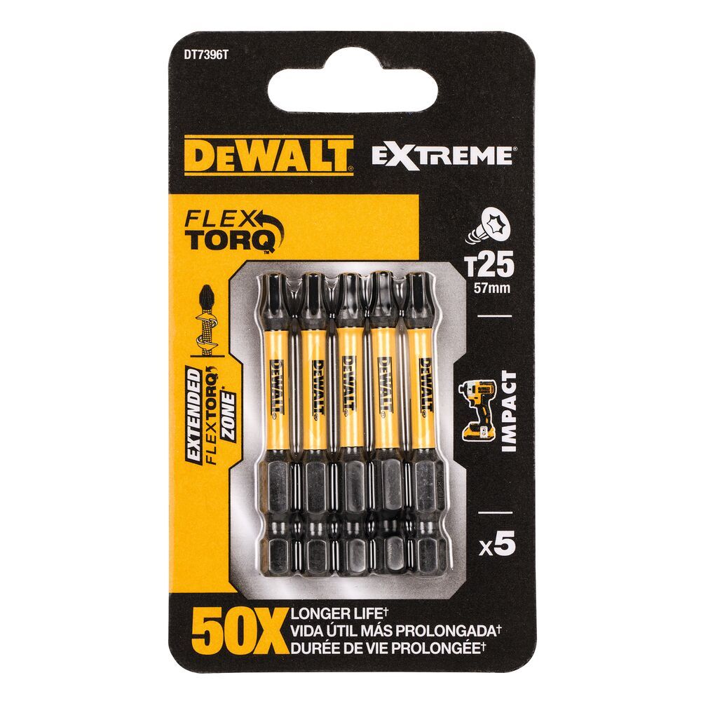 Dewalt Nastavak TORX 25x5 50mm IR TORSSION za udar.vijač DT7396T slika 1