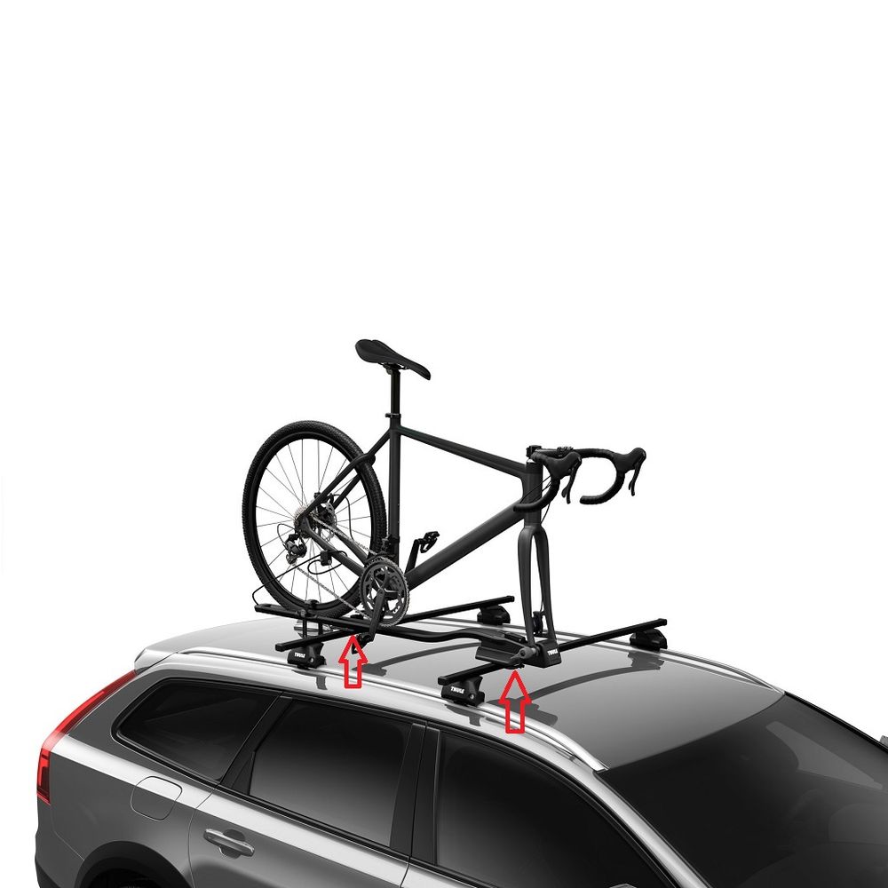 Thule FastRide &amp; TopRide Around-the-bar Adapter 889-9 adapter za čeličnu šipku slika 5