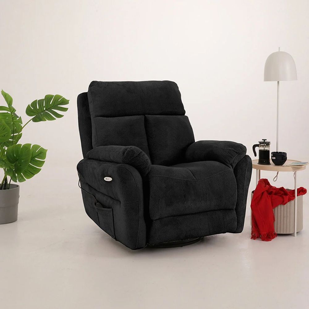 Električni Relax Fotelja Comfera - Crna slika 1