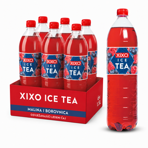 XIXO Ledeni čaj malina i borovnica 6×1.5l XXL pakiranje