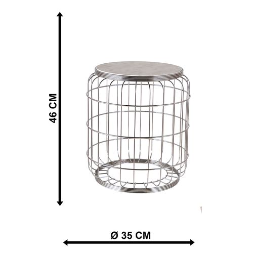 Gauge Concept Stolić za kavu Camellia Krom ,Mramor slika 3