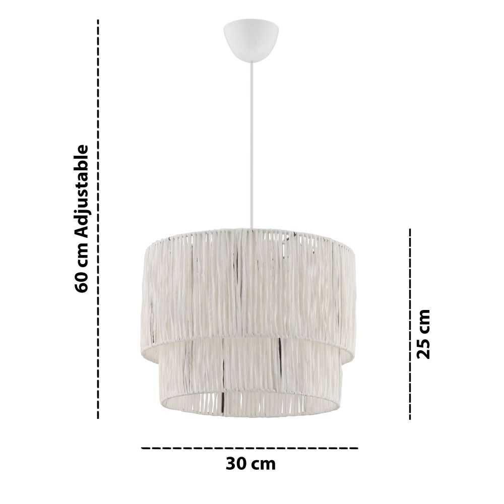 Luster Vnoreny – bijela boja slika 3