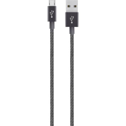 Belkin USB 2.0  [1x muški konektor USB 2.0 tipa a - 1x muški konektor USB 2.0 tipa micro-B] 1.20 m crna obložen Belkin USB kabel USB 2.0 USB-A utikač, USB-Micro-B utikač 1.20 m crna obložen F2CUo21bt04-BLK slika 4