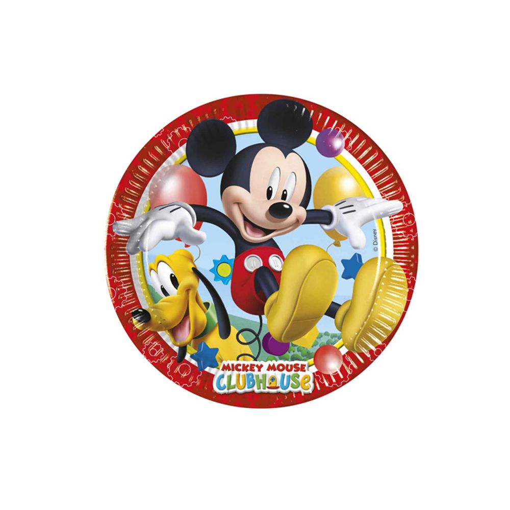 Papirni tanjiri Disney Mickey Mouse 23cm, 8kom slika 1